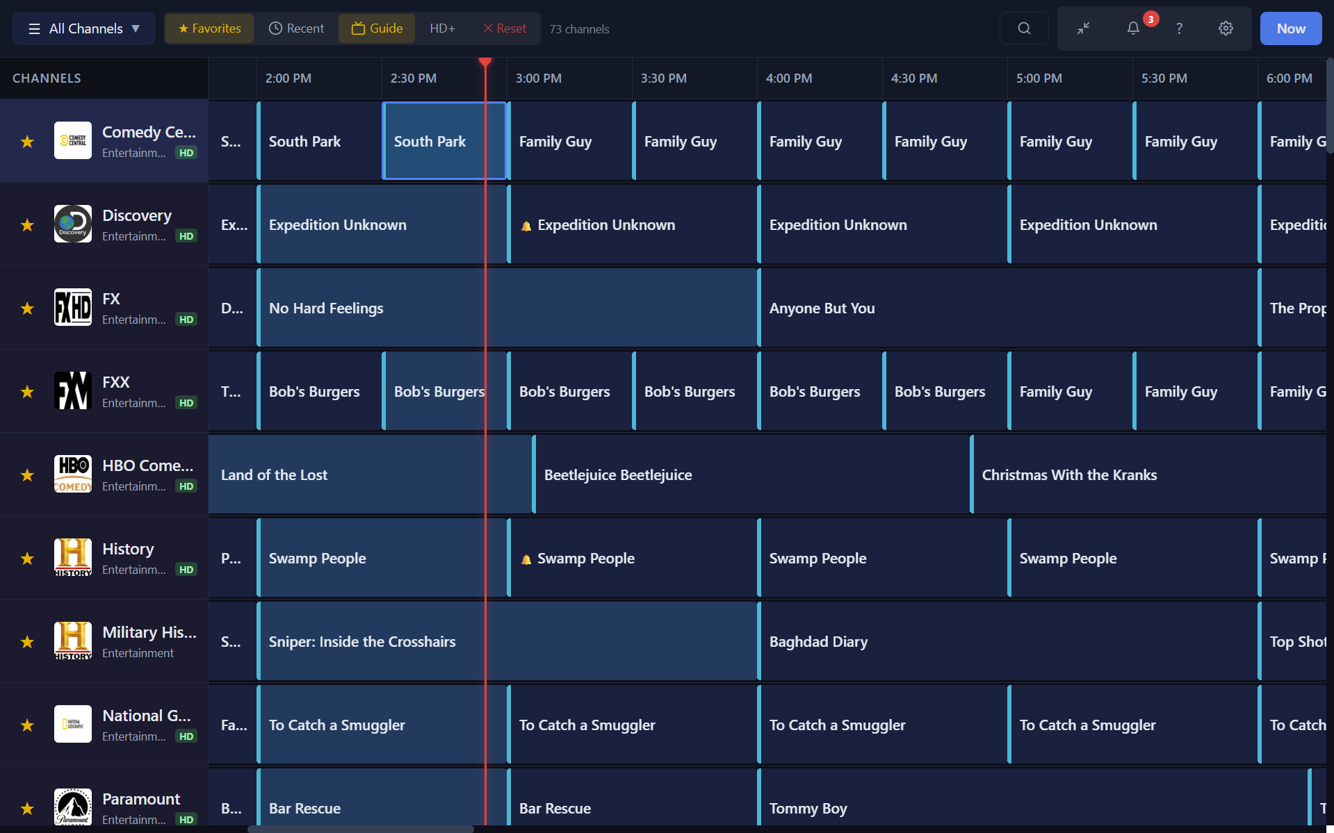 Cathode EPG Guide